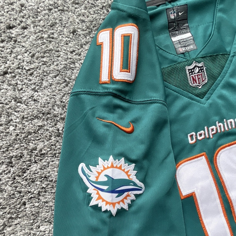 Nike NFL Miami Dolphins Tyreek Hill #10 Teal Football Jersey Size L - Picture 5 of 6